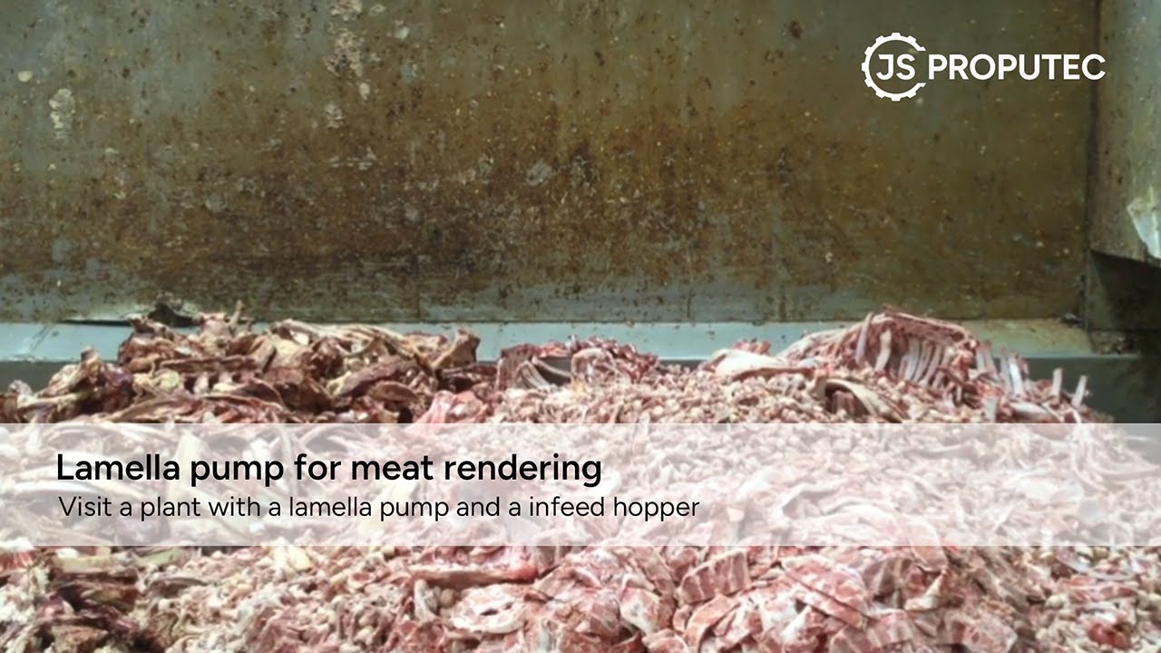Lamella Pump for Meat Rendering | JS Proputec