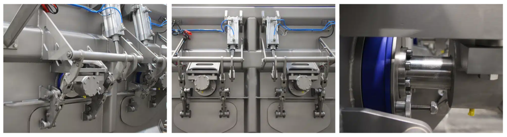 Система выпускных затворов